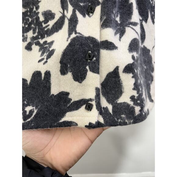 Cottage Romantic Quiet Luxury Floral Cardigan 0X Office Indie Preppy Y2K 90s - Picture 7 of 13